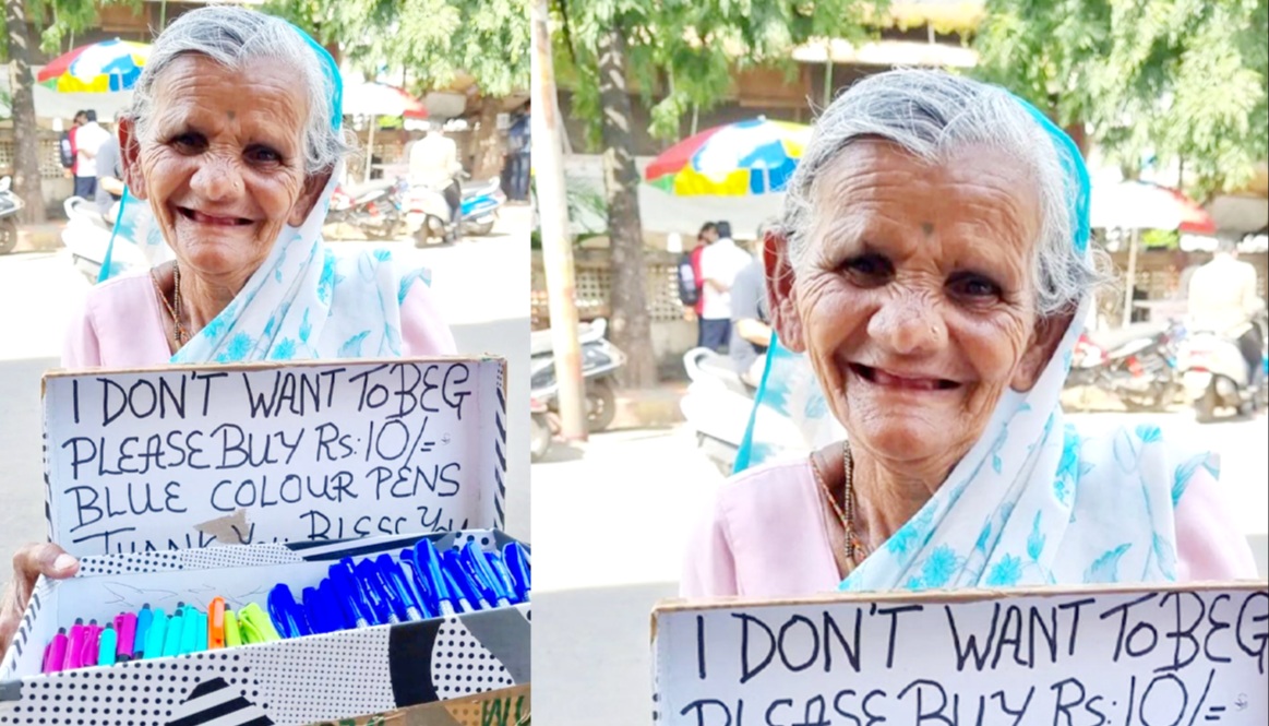 मैं भीख नहीं मांगना चाहती, कृपया मुझसे नीला पेन खरीद लो, बुजुर्ग महिला की प्रेरक दास्तान