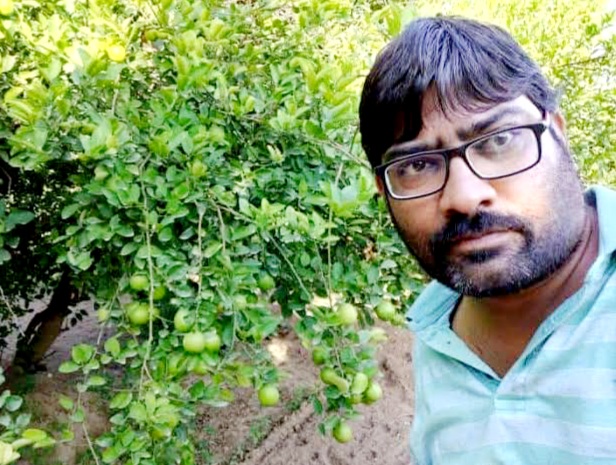 पिता की मौत के बाद शुरू की खेती, मार्बल का बिजनेस छोड़ नींबू की खेती से कमाया 6 लाख सालाना