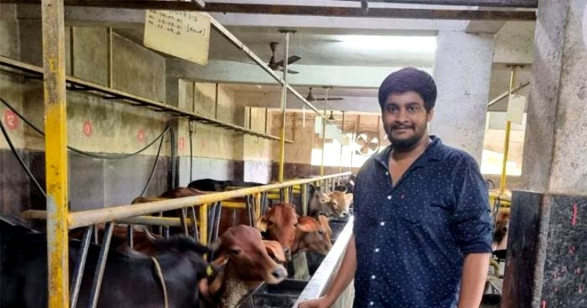 26 साल के युवक ने पढ़ाई छोड़ किया, गाय के गोबर और मूत्र बेचना का व्यवसाय, आज कमाते है महीने के लाखों रुपये